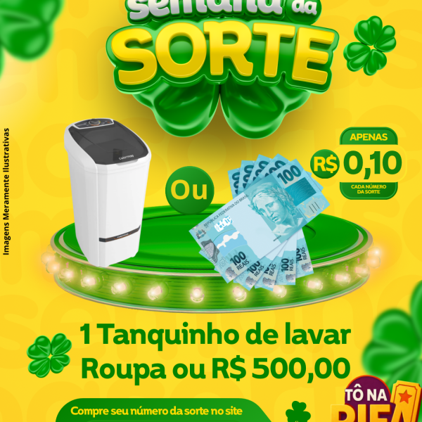 Semana da Sorte com prêmio principal + R$ 1.000,00 em prêmios aleatórios